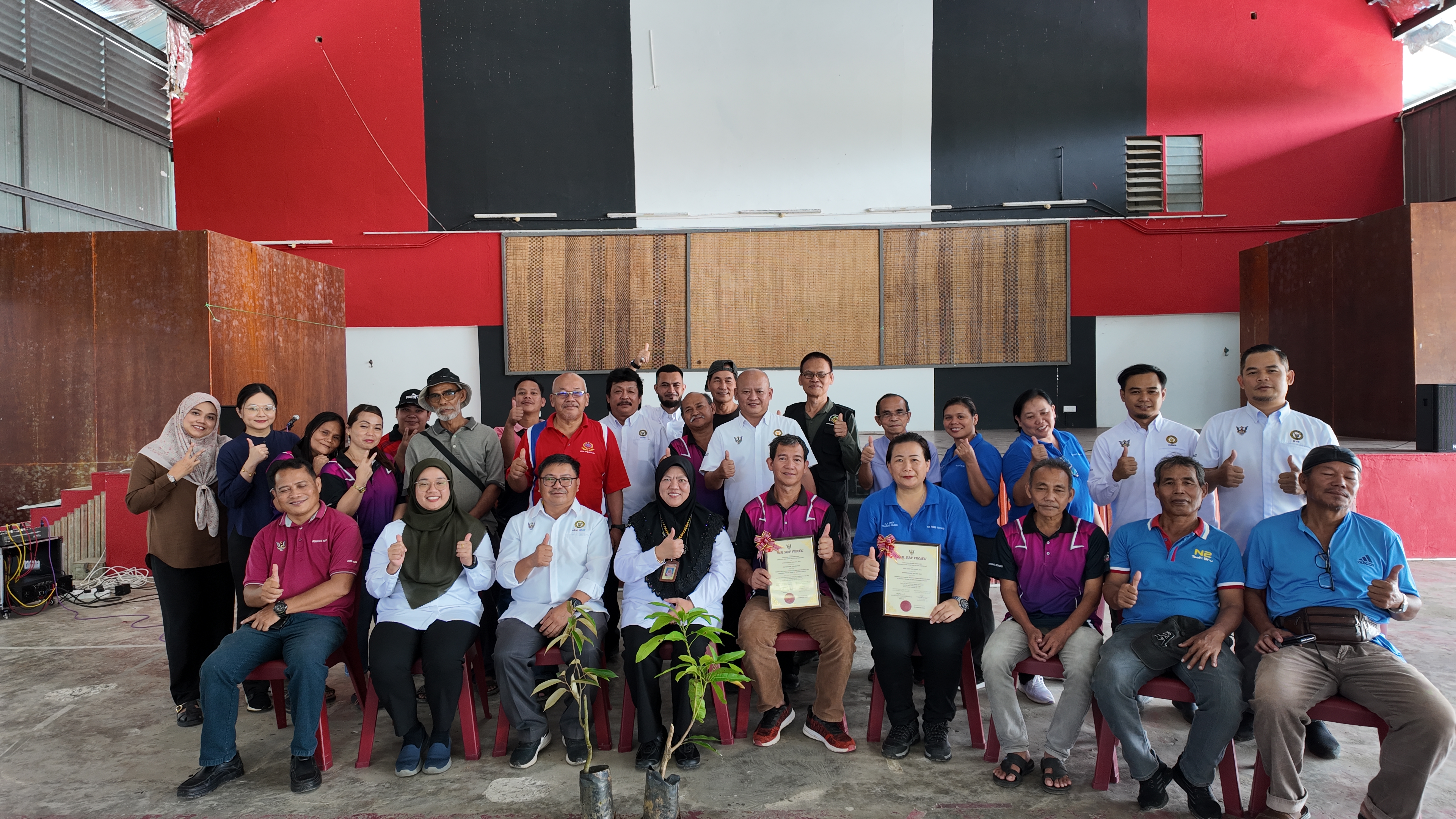 Majlis Rasmi Penyerahan Siap Projek, Kampung Serasot, Jagoi Bau